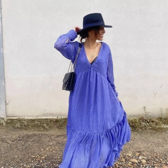 Zara Dresses & Skirts - Zara Voluminous Pleated Dress